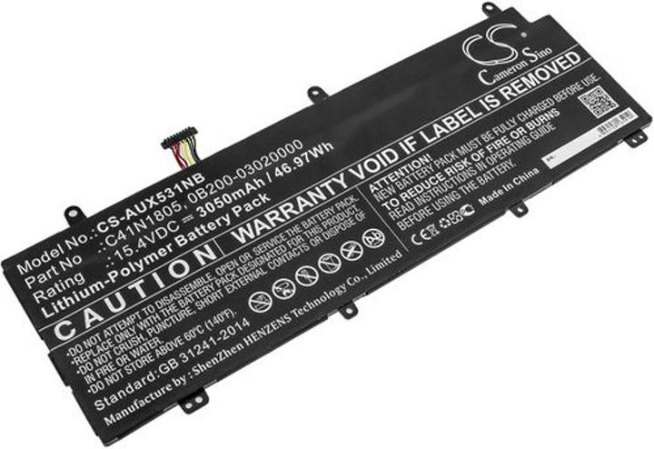 Actual product image NoName Battery for Asus ROG Zephyrus S GX531GS etc