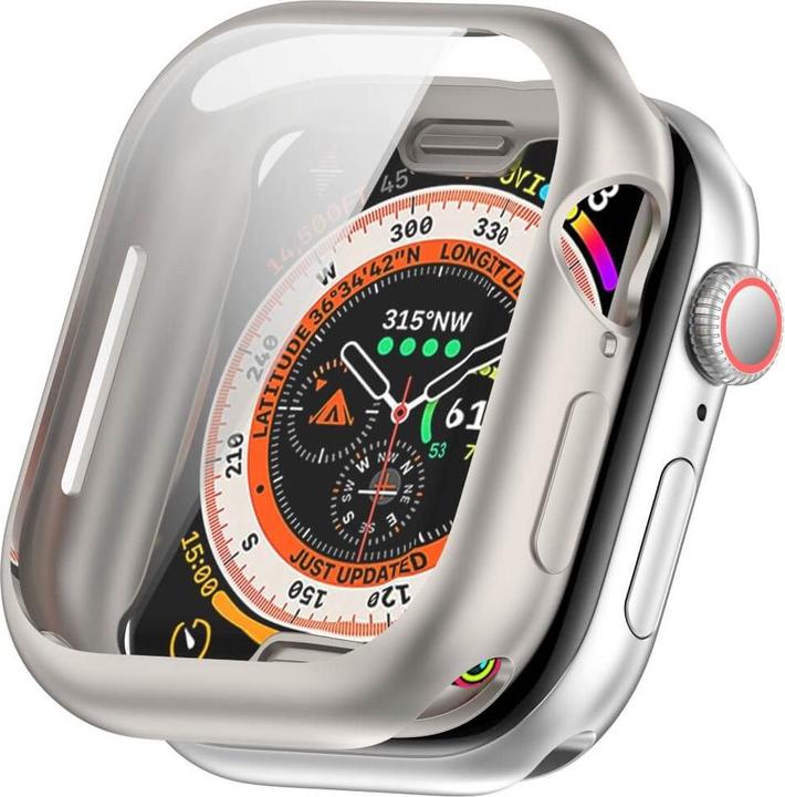 Immagine prodotto Cover-Discount Apple Watch 10 - 42 mm - Custodia di protezione in gomma effetto metallo