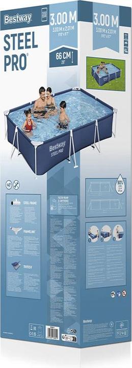 Image du produit Bestway STEEL PRO POOL SET 300X201X66CM (300 x 201 x 66 cm)