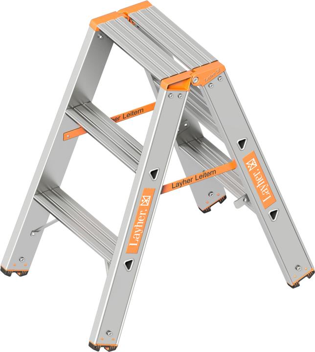 Produktbild Layher Stufen-Stehleiter (Gerüst, 75 cm)