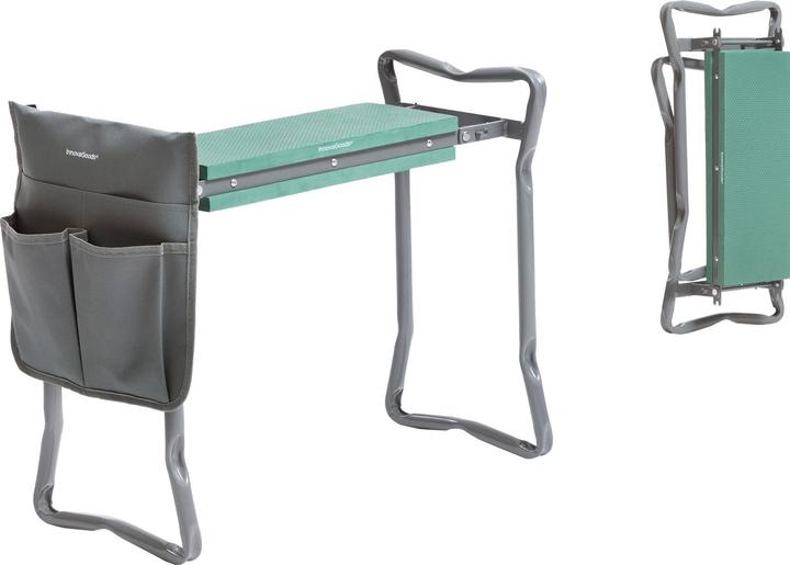 Actual product image InnovaGoods 3-in-1 garden kneeling bench with Situl tool bag