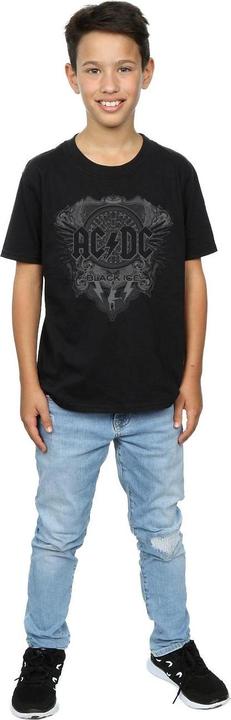 Image du produit AC/DC T-shirt noir en coton glacé garçon (140, 146)