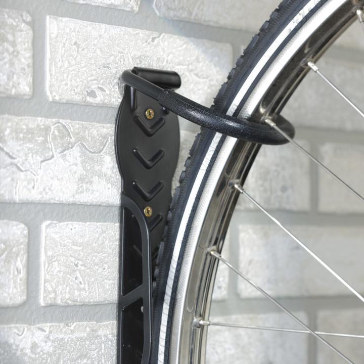 Actual product image Mottez Bicycle wall bracket with anti-theft system
