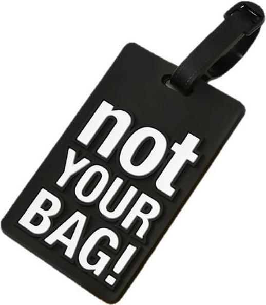 MU Style Not Your Bag Series Gepäckanhänger mit Adressschild (Schlösser & Anhänger)
