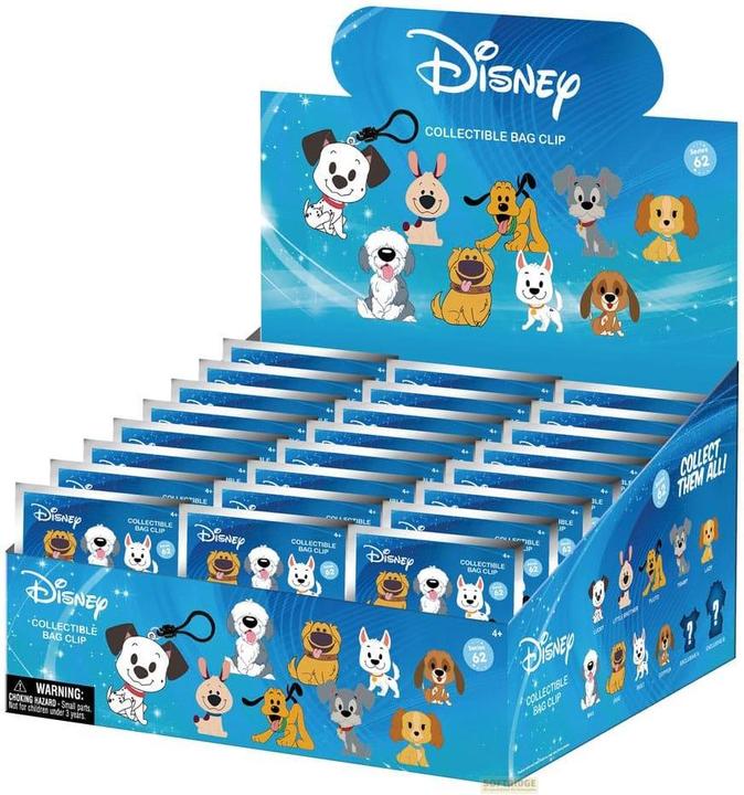 Produktbild Monogram Disney Dogs 3D Schaumstoff-Taschenanhänger Serie 1 Display (24)