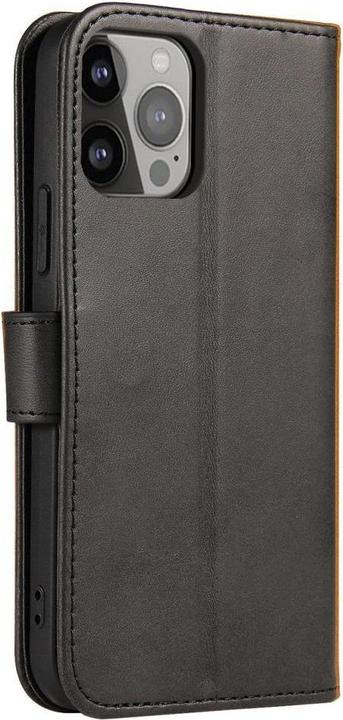 Actual product image Hurtel Magnet Case with flap and wallet for Samsung M54 - black (Samsung Galaxy M54)