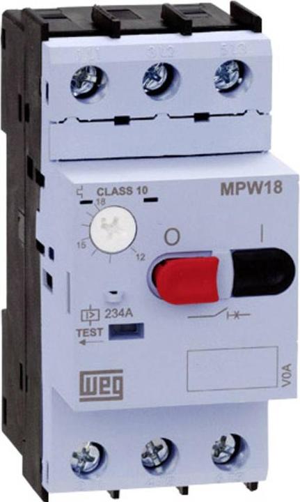 Produktbild Weg 12429368 MPW18-3-D016 Motorschutzschalter einstellbar 1.6 A 1 St.