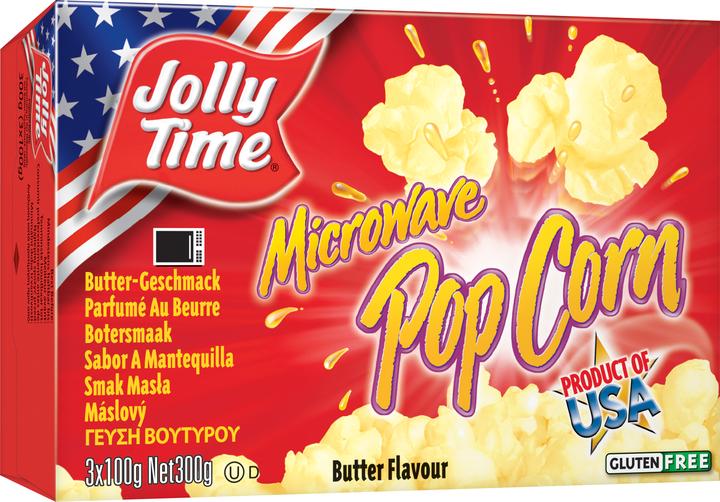 Produktbild Jolly Time Mikrowellen Pop Corn Butteraroma 3 x 100 g (390 g)