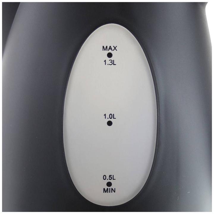 Produktbild Emerio Wasserkocher, 1.3L, Wasserstandsanzeige, schwarz (1.30 l)