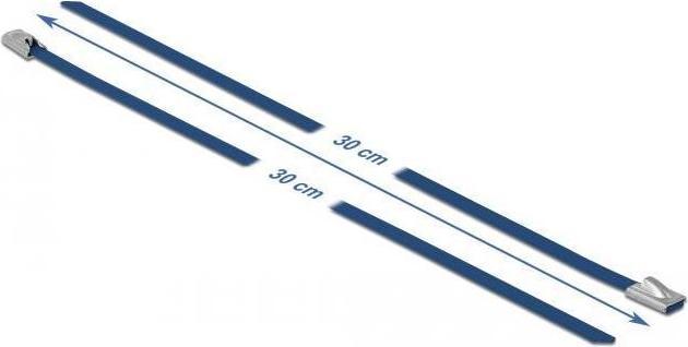 Immagine prodotto Delock Fascetta in acciaio inox 300x4,6 10 pz. (Fascette in metallo, 300 mm, 10 pz.)