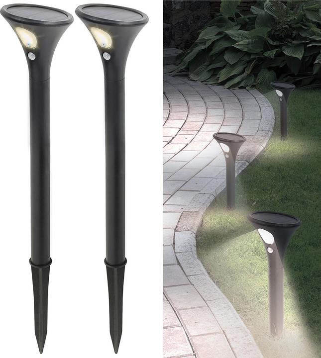 Produktbild Lunartec Solar-Wegeleuchten (50 lm, IP44)
