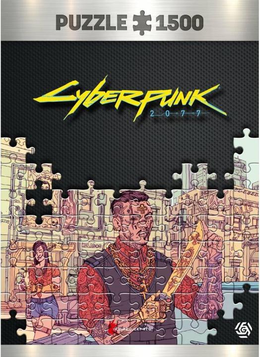 Productafbeelding THQ Cyberpunk 2077: Valentino's puzzels 1500 st. (1500 onderdelen)