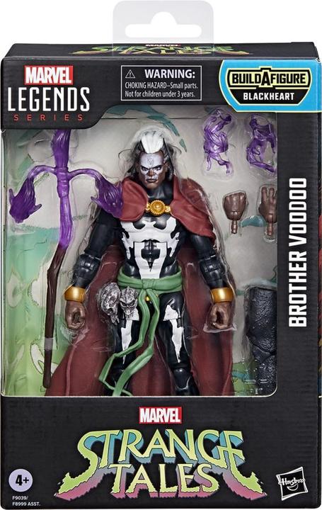Actual product image Hasbro Strange Tales Marvel Legends action figure Brother Voodoo (BAF: Blackheart) 15 cm