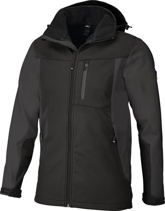 Produktbild FHB Softshelljacke JANNIK Grösse L anthrazit/schwarz (L)
