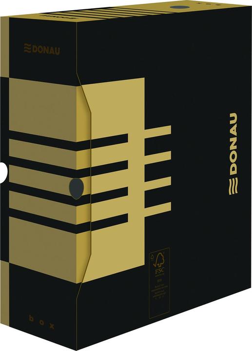 Actual product image Donau Archive box, cardboard, a4/120mm, brown