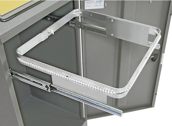 Immagine prodotto kaiserkraft Sistema di raccolta dei rifiuti riciclabili, a sportello azionato manualmente (120 l)
