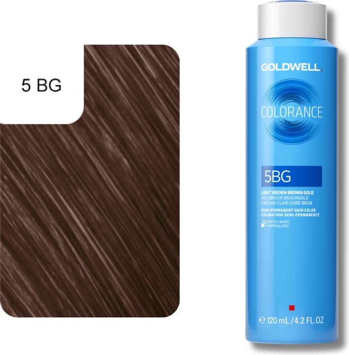 Actual product image Goldwell Colorance Depot hair colour (5BG Light Brown Brown Gold)