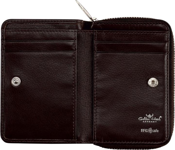 Actual product image Golden Head Capri wallet RFID protection leather 8 cm