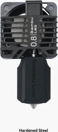 Actual product image Bambu Lab P1 Hotend - hardened steel nozzle 0.8mm (Hotend)