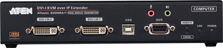 Image du produit Aten KE6940AIT DVI-I Dual Display KVM over IP Transmitter with Internet Access