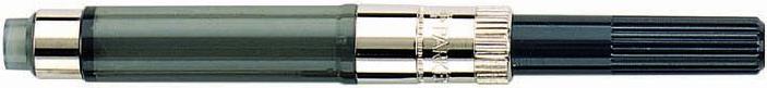 Actual product image Parker Pen De Luxe CC. (Black, Silver)