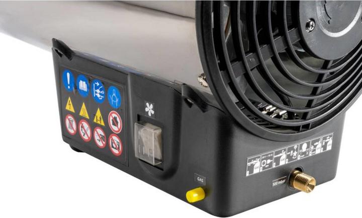 Produktbild Güde Gasheizgebläse GGH 17 INOX Heizkanone Bauheizer Schnellheizer - 85006 (4284.70 W)