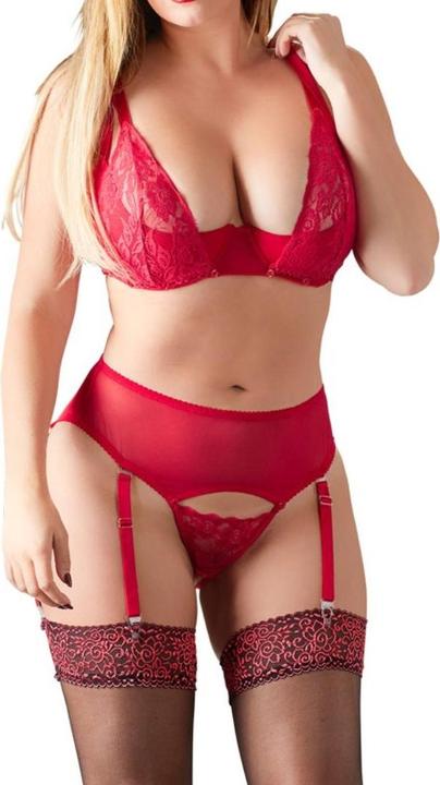 Actual product image Cottelli Collection Bra with Suspender String (XL)