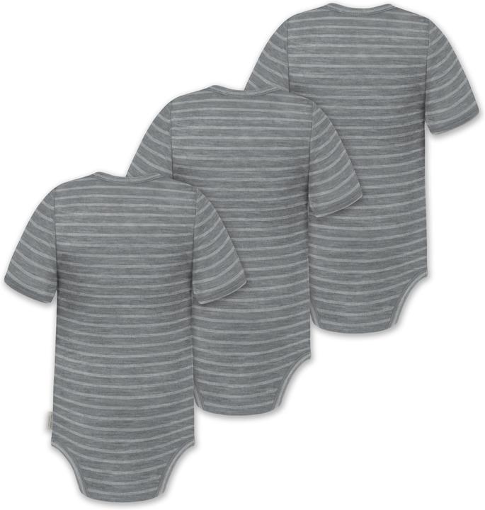 Immagine prodotto Normani Set di 3 body baby merino a maniche corte "Tihoi" - 9311 (74)