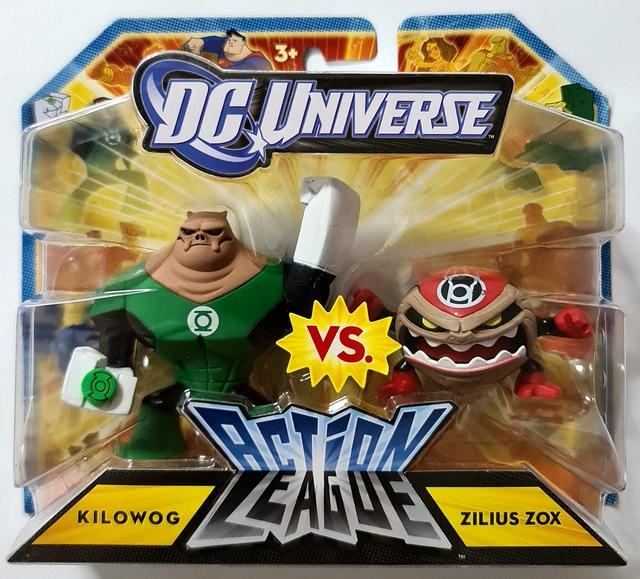 Actual product image Mattel DC Universe - Action League Minifiguren Kilowog & Zilius Zox