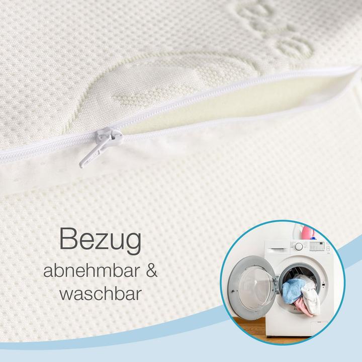 Produktbild Bestschlaf Aloe-Vera-Ersatzbezüge für Matratzen Topper und Auflagen mit 7 cm Höhe (80 x 190 cm)