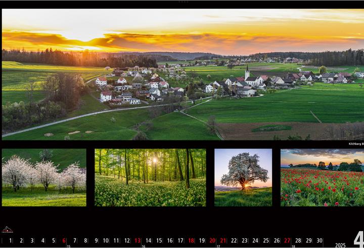 Produktbild Panoramic Switzerland 2025 (48 x 33 cm, Italienisch, Deutsch, Englisch, Französisch)