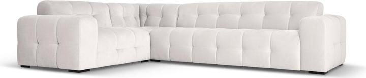 Actual product image Micadoni Velvet Left Corner Sofa, "Kendal", 6 Seats, 332x231x79Made in Europe (Corner sofa)