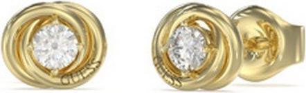 Image du produit Guess Fashion boucles d'oreilles plaquées or avec zircon parfait JUBE04065JWYGT/U (Acier chirurgical)