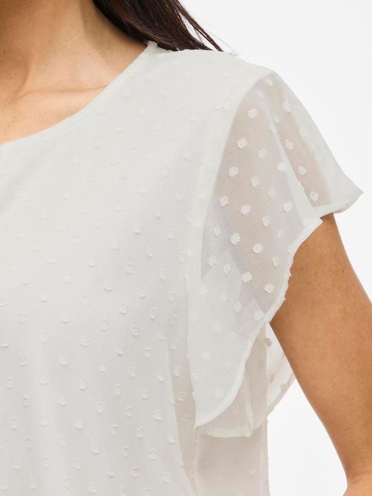 Actual product image Vila Dotted top with short sleeves (44)