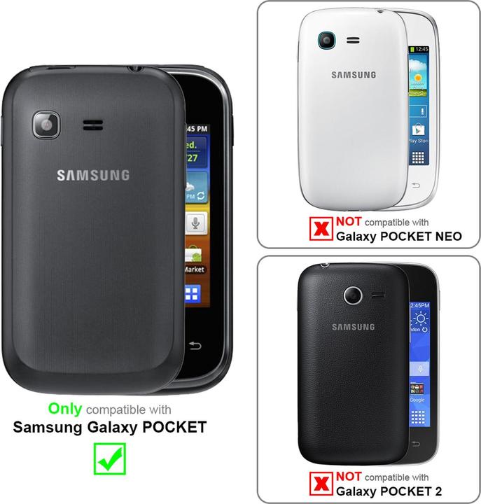 Immagine prodotto Cadorabo Copertina rigida con impronta Copertina (Samsung Galaxy Pocket)