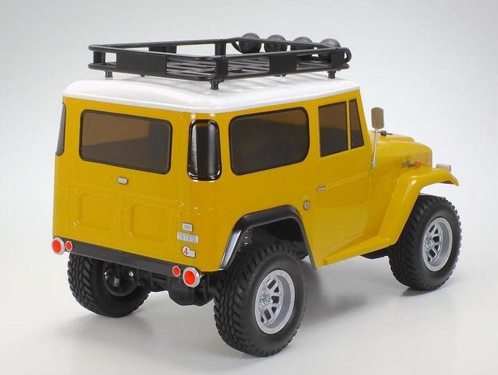 Actual product image Tamiya 1/10 RC Toyota Land Cruiser 40 Yellow Painted Body (CC-02) (Kit)