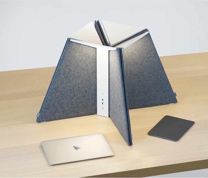Immagine prodotto Pablo Design Ufficio d'angolo 30 lampada da tavolo con pannello acustico (6000 lm)