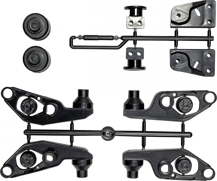 Actual product image Carson 1:14 Kst. parts semi-trailer axle w.HL8mm