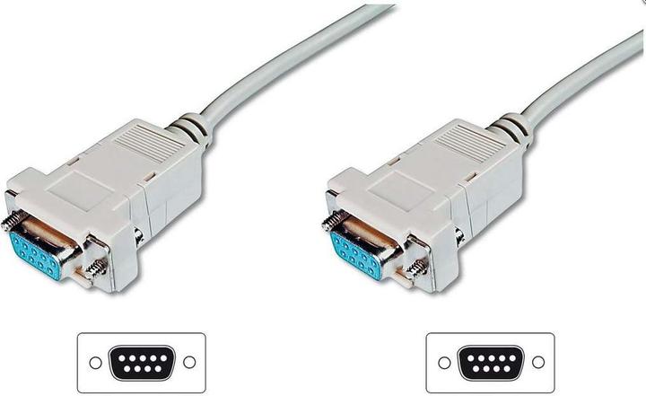 Image du produit Digitus Câble de raccordement zéro modem (1.80 m, VGA)