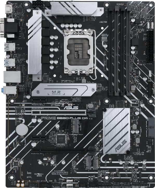 ASUS PRIME B660-PLUS D4 (LGA 1700, Intel B660, ATX)