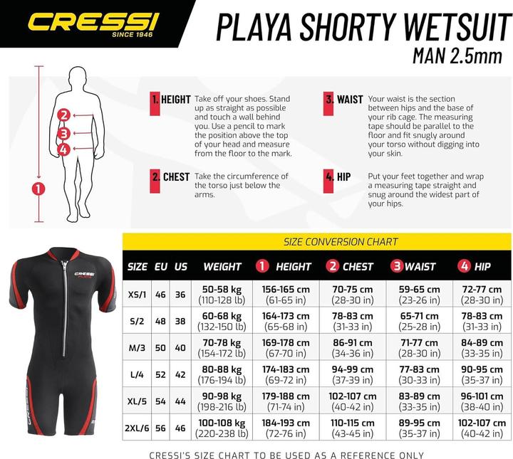 Produktbild Cressi Playa (2 mm, XL)