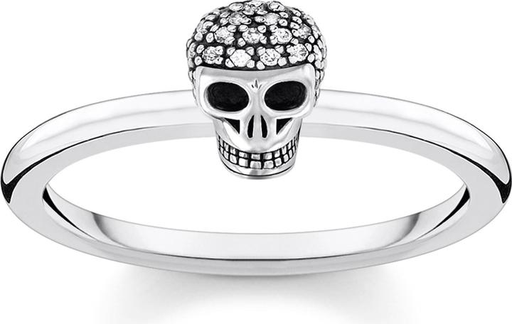 Thomas Sabo Ring Totenkopf (54, 925 Silber)