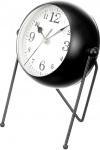 Actual product image Giftdecor wrought iron clock oval sphere mirror black 21cm