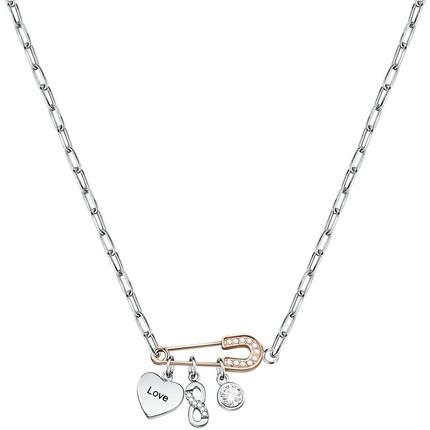 La Petite Story Steel necklace with pendants Love LPS10ASD01 (L)