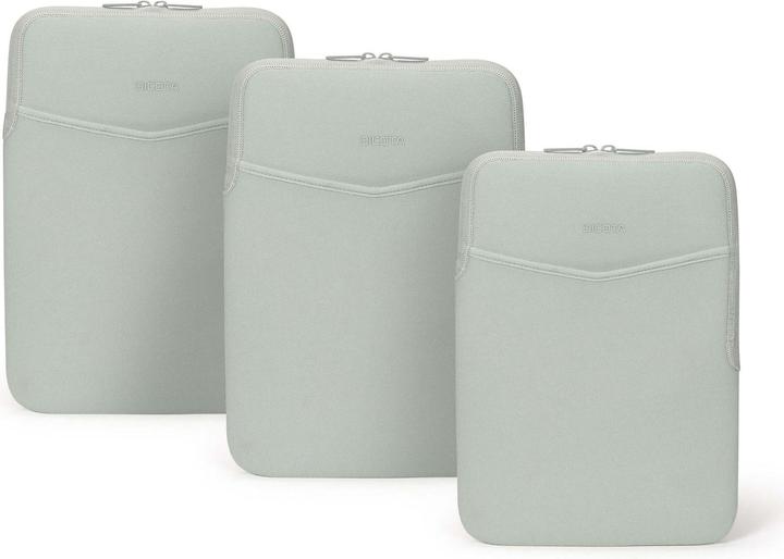 Actual product image Dicota Sleeve Eco SLIM S, silver sage (13", Microsoft) (13", Microsoft)