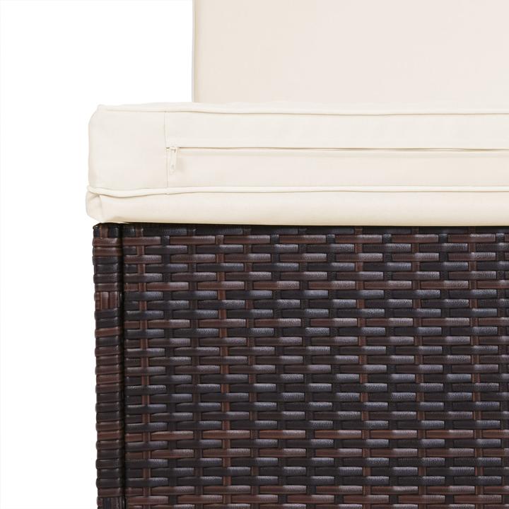 Produktbild Deuba Poly Rattan Gartenliege (196 cm)