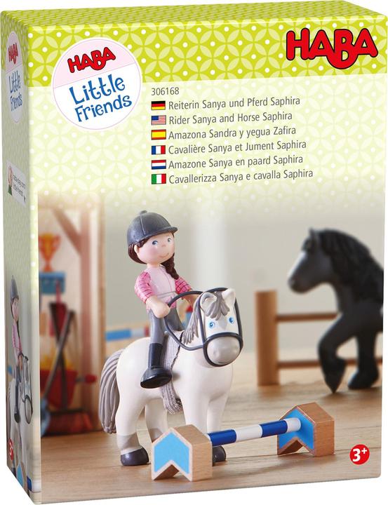 Actual product image Haba Rider Sanya and horse Saphira