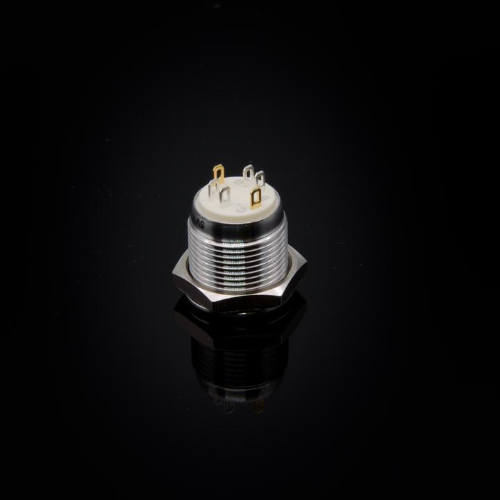 Immagine prodotto Purecrea Pulsante da 16 mm con illuminazione RGB 5V - acciaio inox