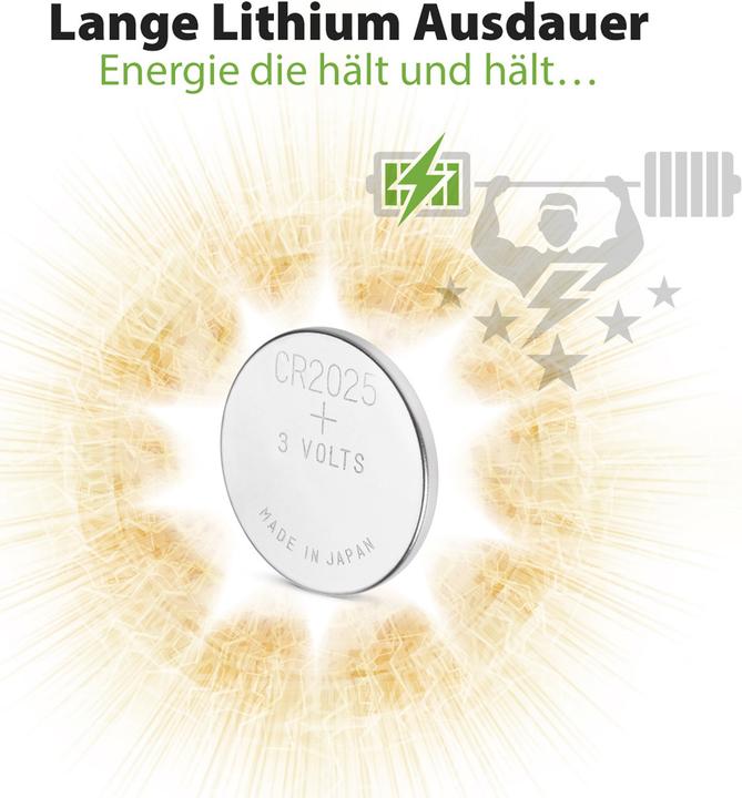 Produktbild GP Batteries Knopfzellen (2 Stk., CR2025, 165 mAh)