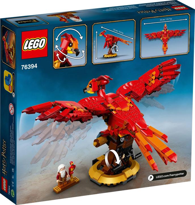 Produktbild LEGO Fawkes, Dumbledores Phönix (76394, LEGO Harry Potter, LEGO Seltene Sets)